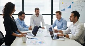 Our team of Australian SEO specialists collaborating on advanced strategies