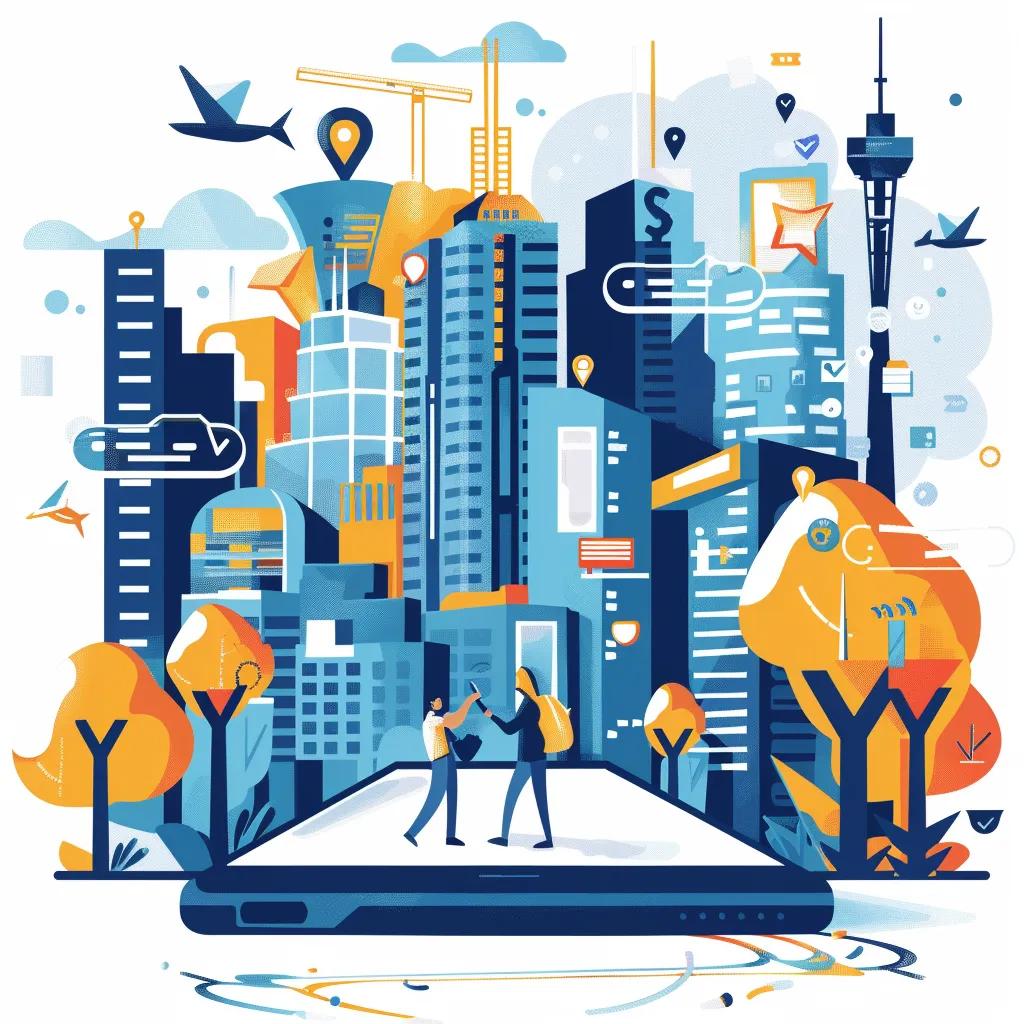 Visual representation of local SEO benefits for small businesses, showcasing increased visibility and customer engagement