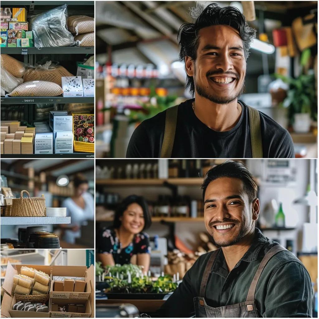Collage of successful local business owners in Cairns and Canberra, showcasing the impact of local SEO on lead generation