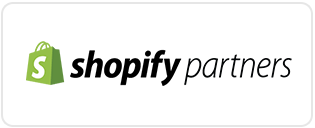 Shopify Partners logo representing collaboration in digital marketing and eCommerce solutions for SEO services.