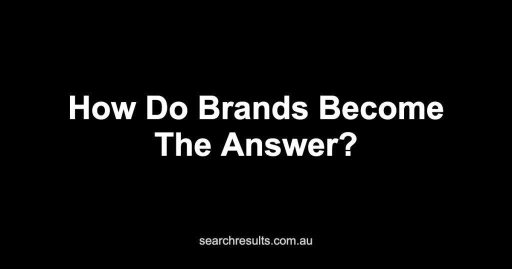 Entity SEO for AI Search: How Brands Become the Answer